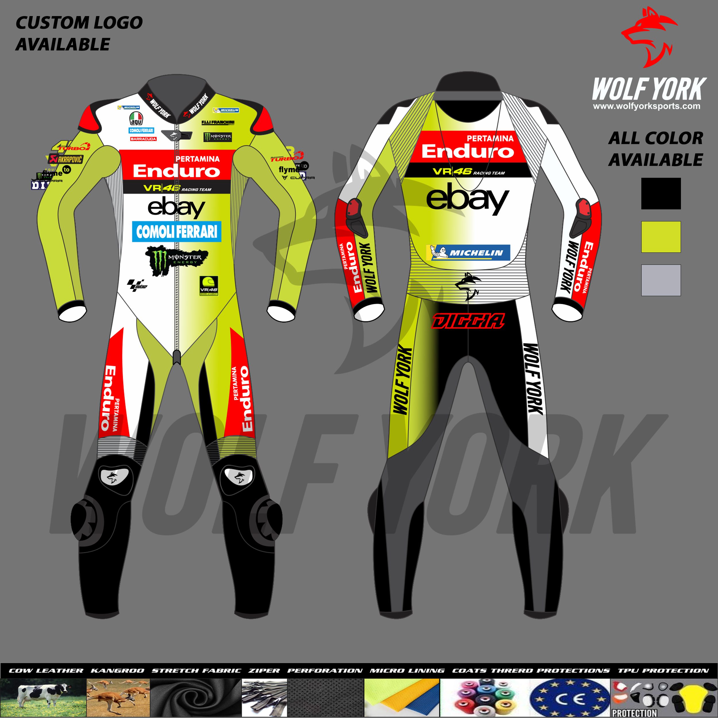 Marco Bazzecchi 2024 Pertamina Enduro VR46 Racing Suit