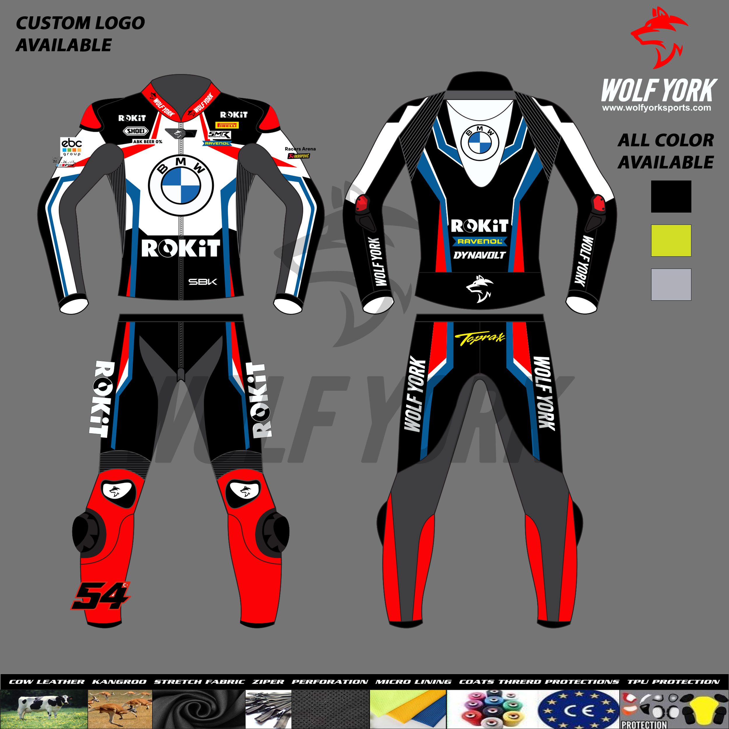 Toprak Razgatlıoğlu 2024 BMW Two-Piece Leather Motorbike Suit