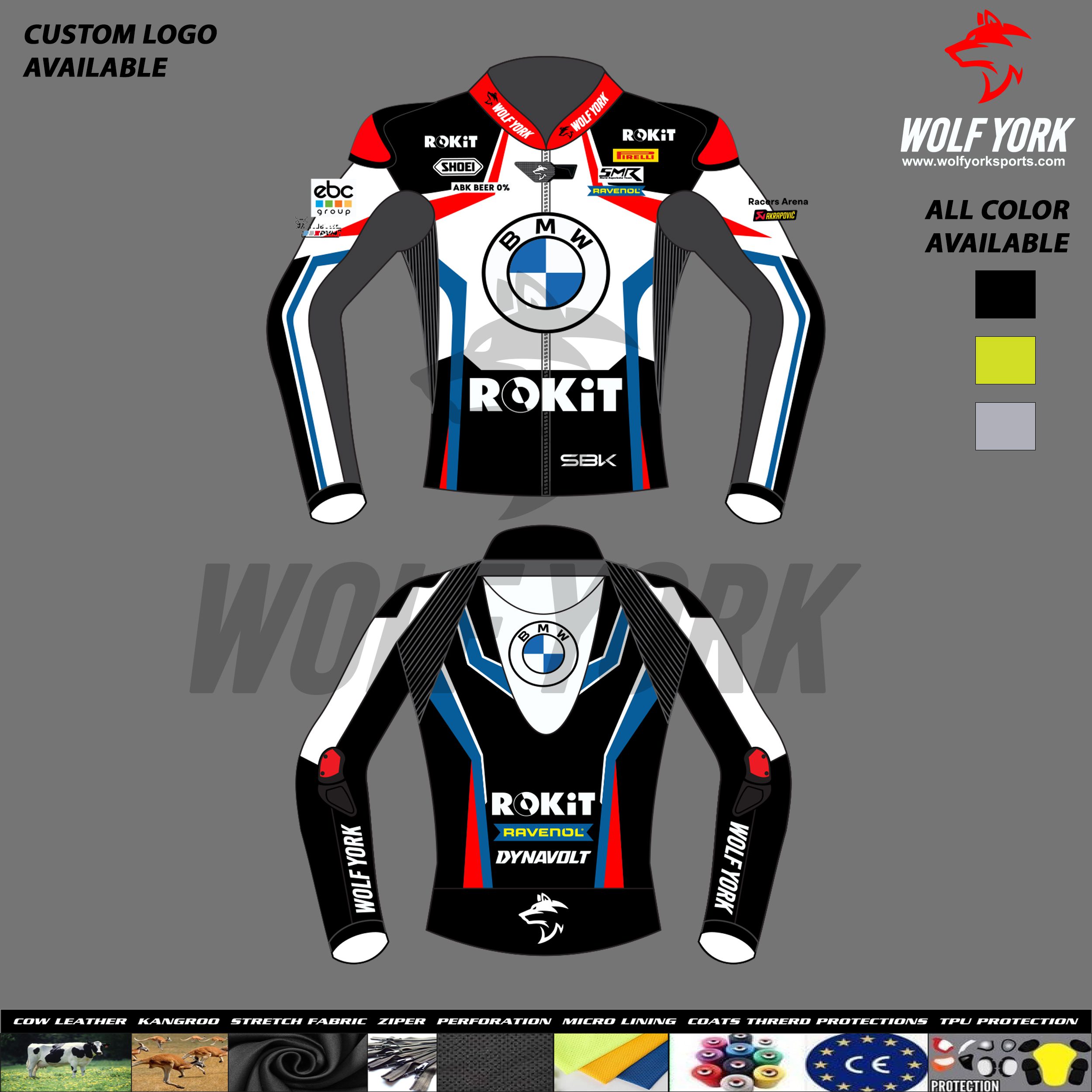 BMW Bike Leathers Jacket Toprak Razgatlioglu 2024