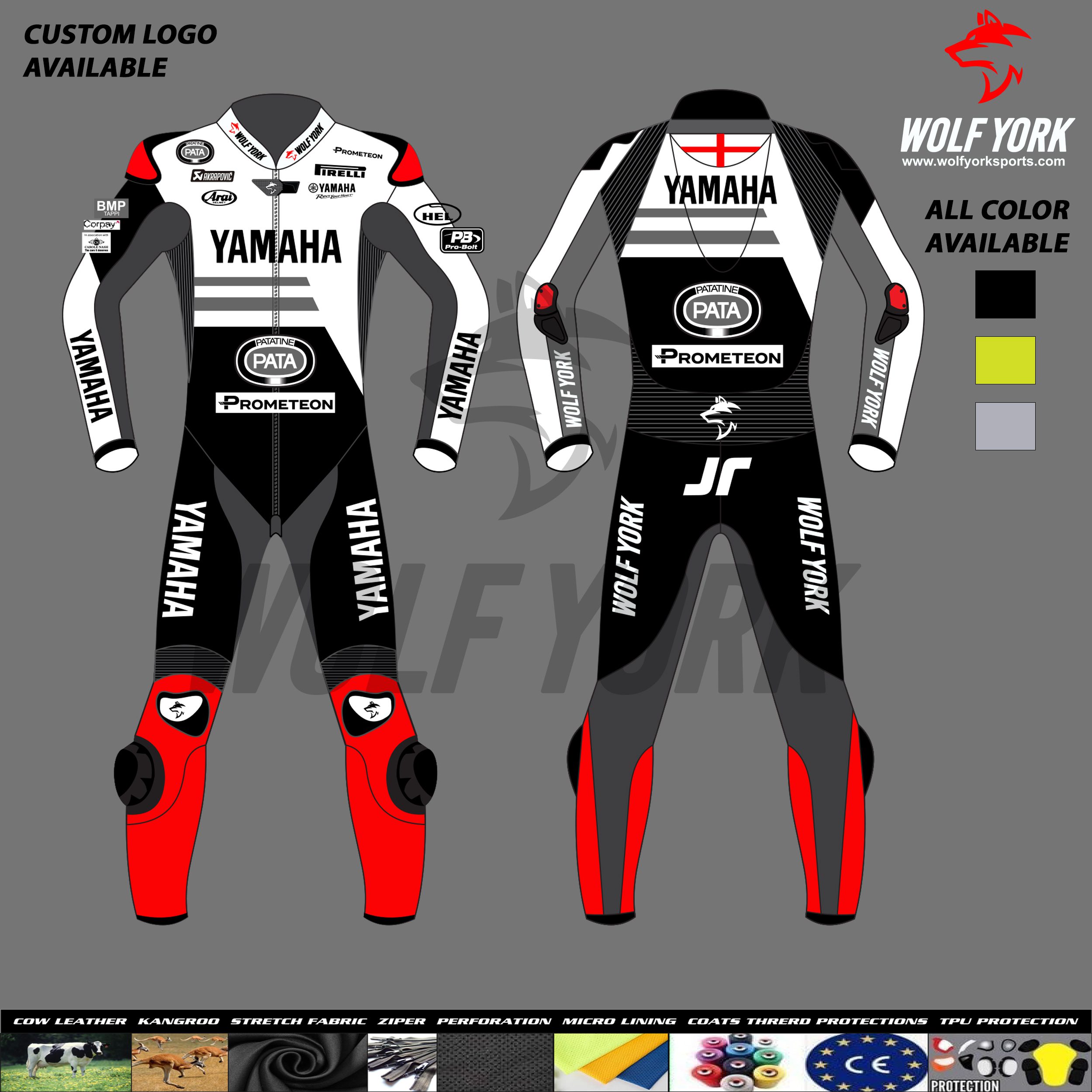Jonathan Rea Winter Test 2024 Yamaha Leather Racing Suit