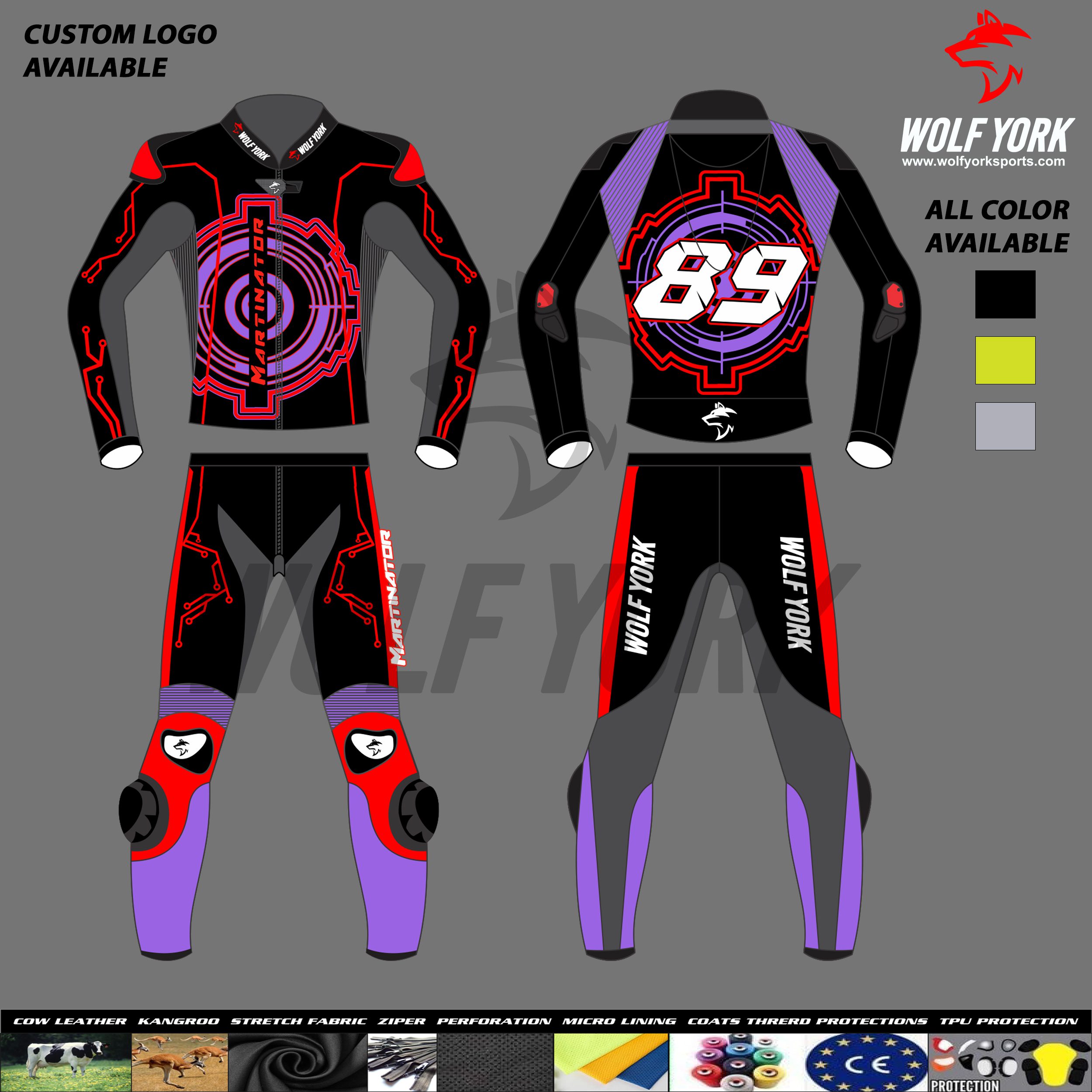 Jorge Martin Leathers Winter Test Two Piece Suit 2025