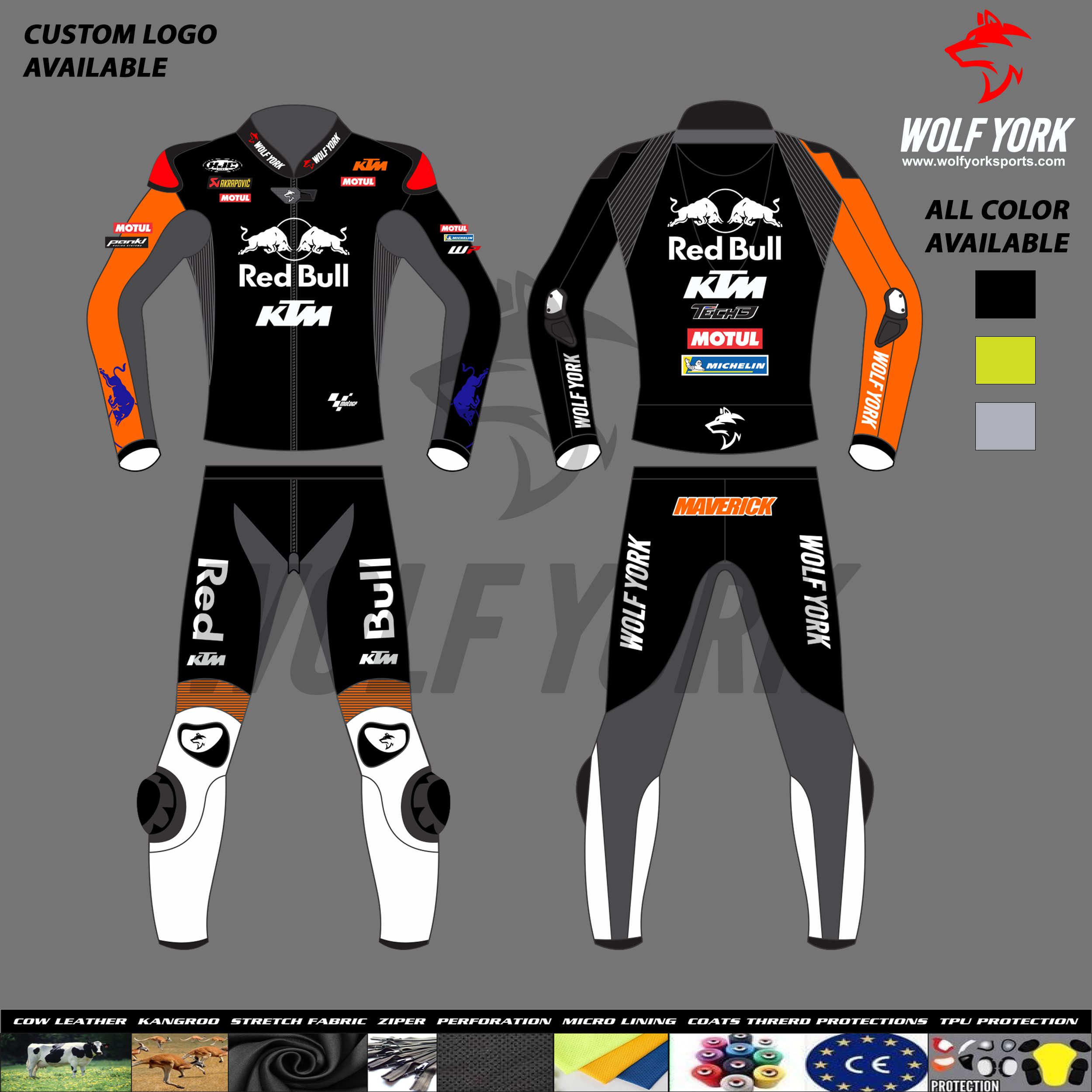 Maverick Vinales Winter Test 2024 KTM Leather Race Suit