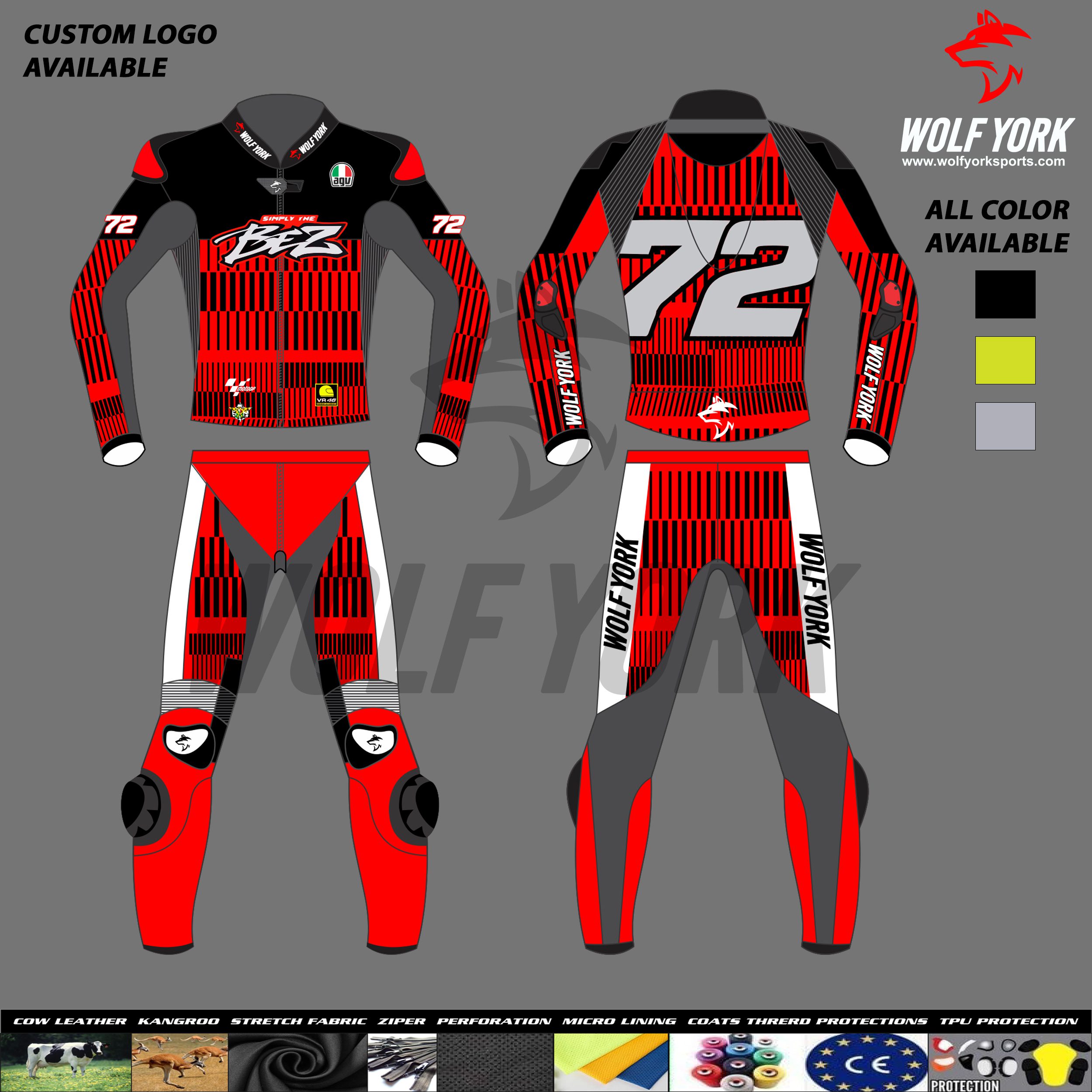 Marco Bezzecchi 2024 Winter Test MotoGP Race Suit – Premium leather suit with CE-certified armor, ergonomic fit, and striking red design with Aprilia Racing accents for maximum safety and performance.