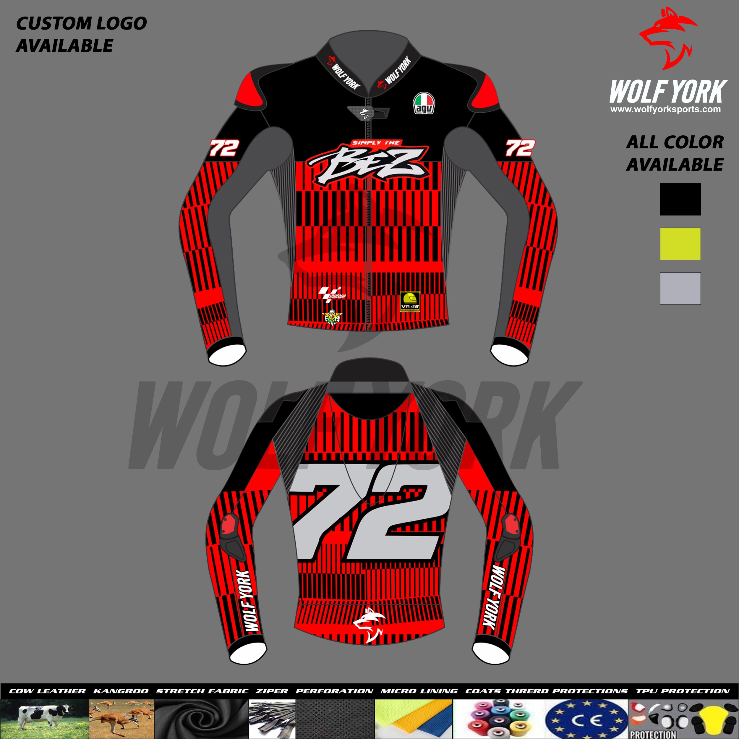 Marco Bezzecchi Winter Test 2024 Racing Jacket