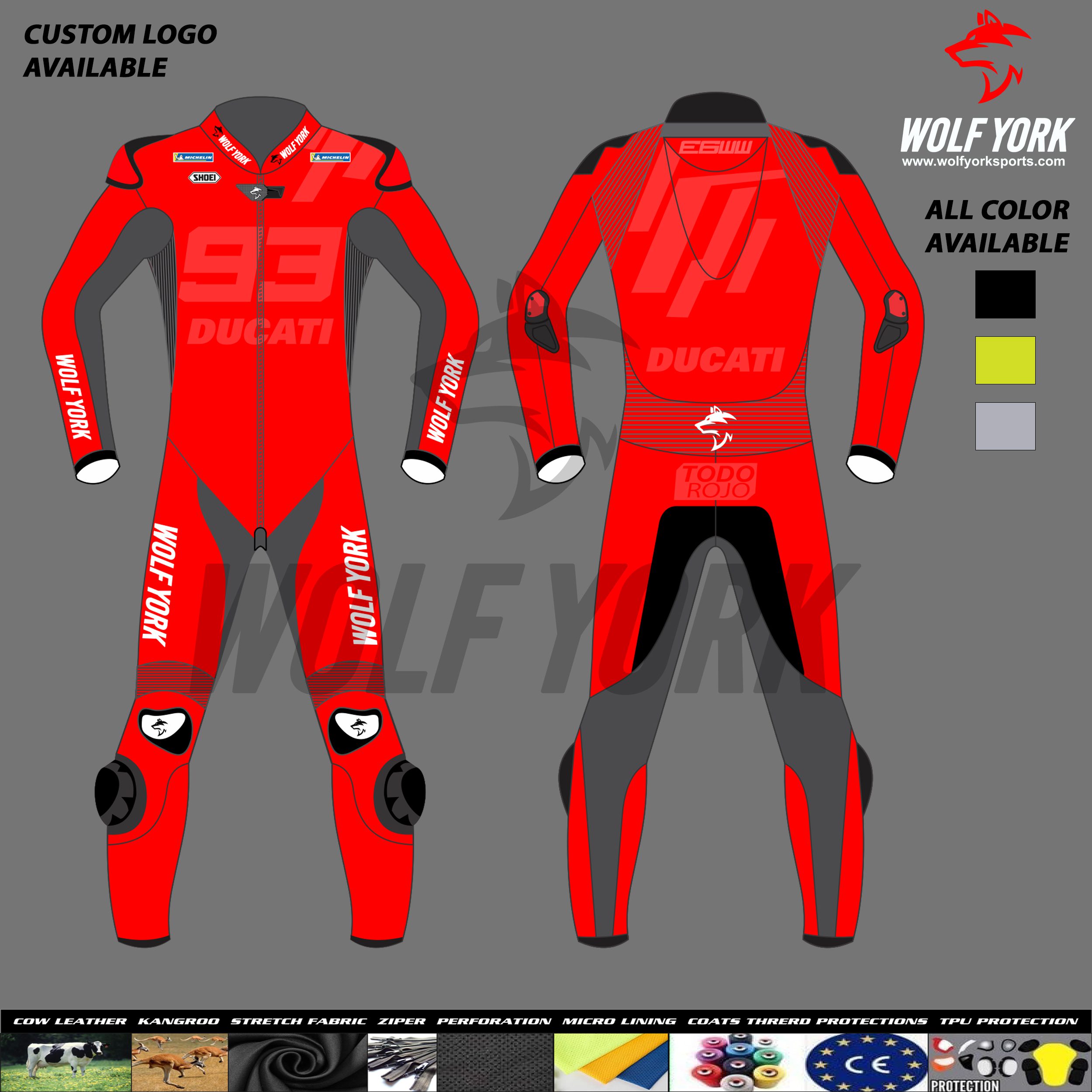 Marc Marquez Winter Test 2024 One-Piece Motorcycle Suit
