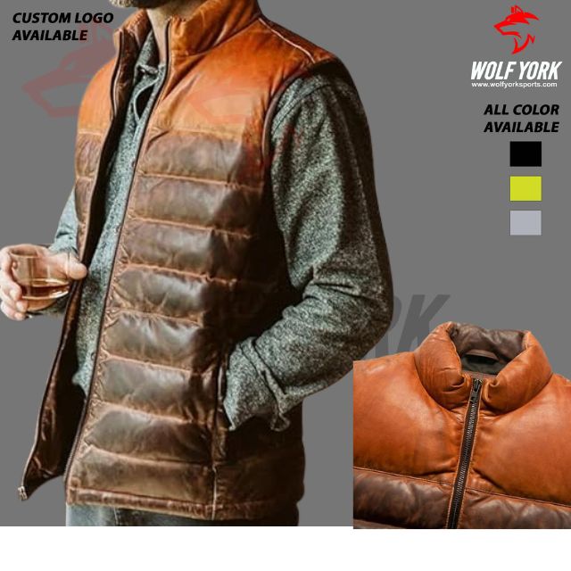 Men's brown jacket with a detachable adjustable hood, front zipper and button closure, and multiple secure pockets, designed for warmth, protection, and style in cold weather.